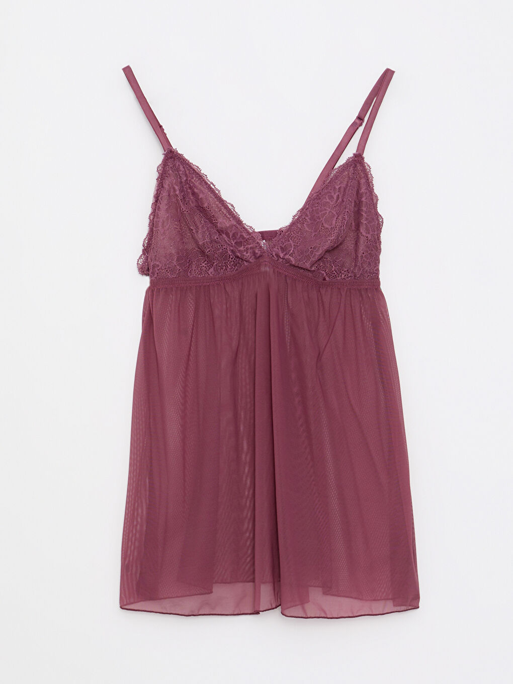 LCW DREAM Mürdüm Dolgusuz Dantelli Babydoll