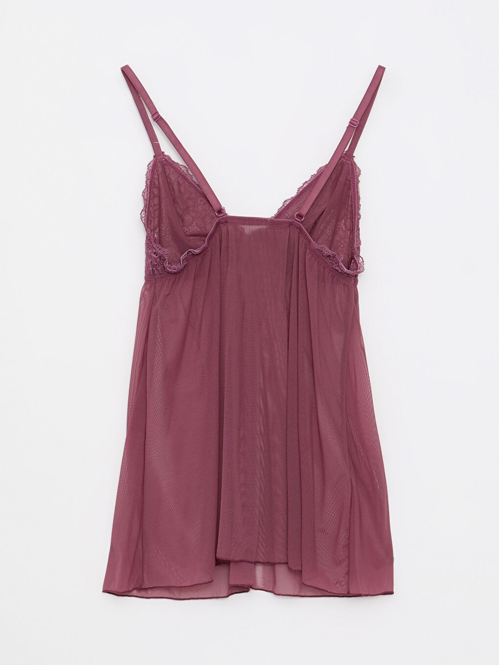 LCW DREAM Mürdüm Dolgusuz Dantelli Babydoll - 1