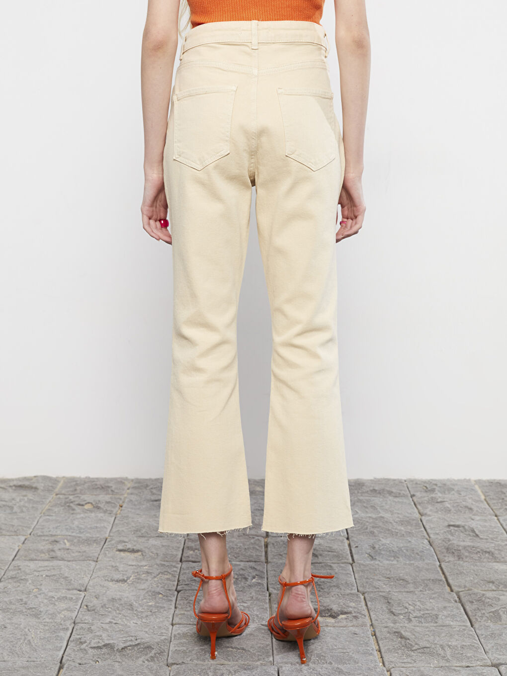 Standard Fit Regular Pocket Detailed Women's Denim Trousers -S2HL57Z8-S4M