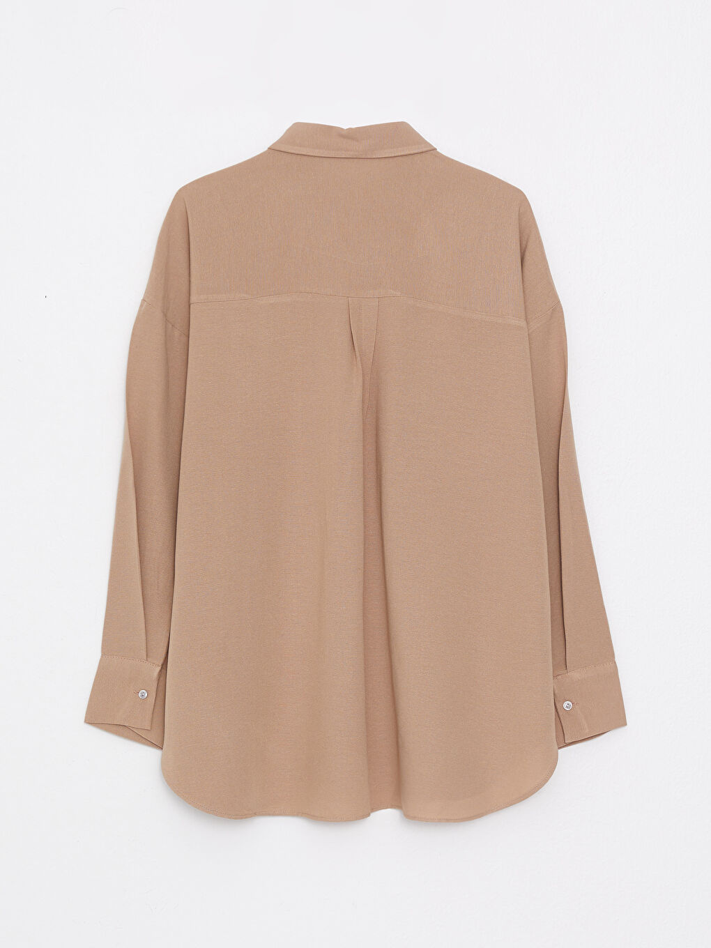 Geknöpftes Reguläres Langarm Damenhemd-6