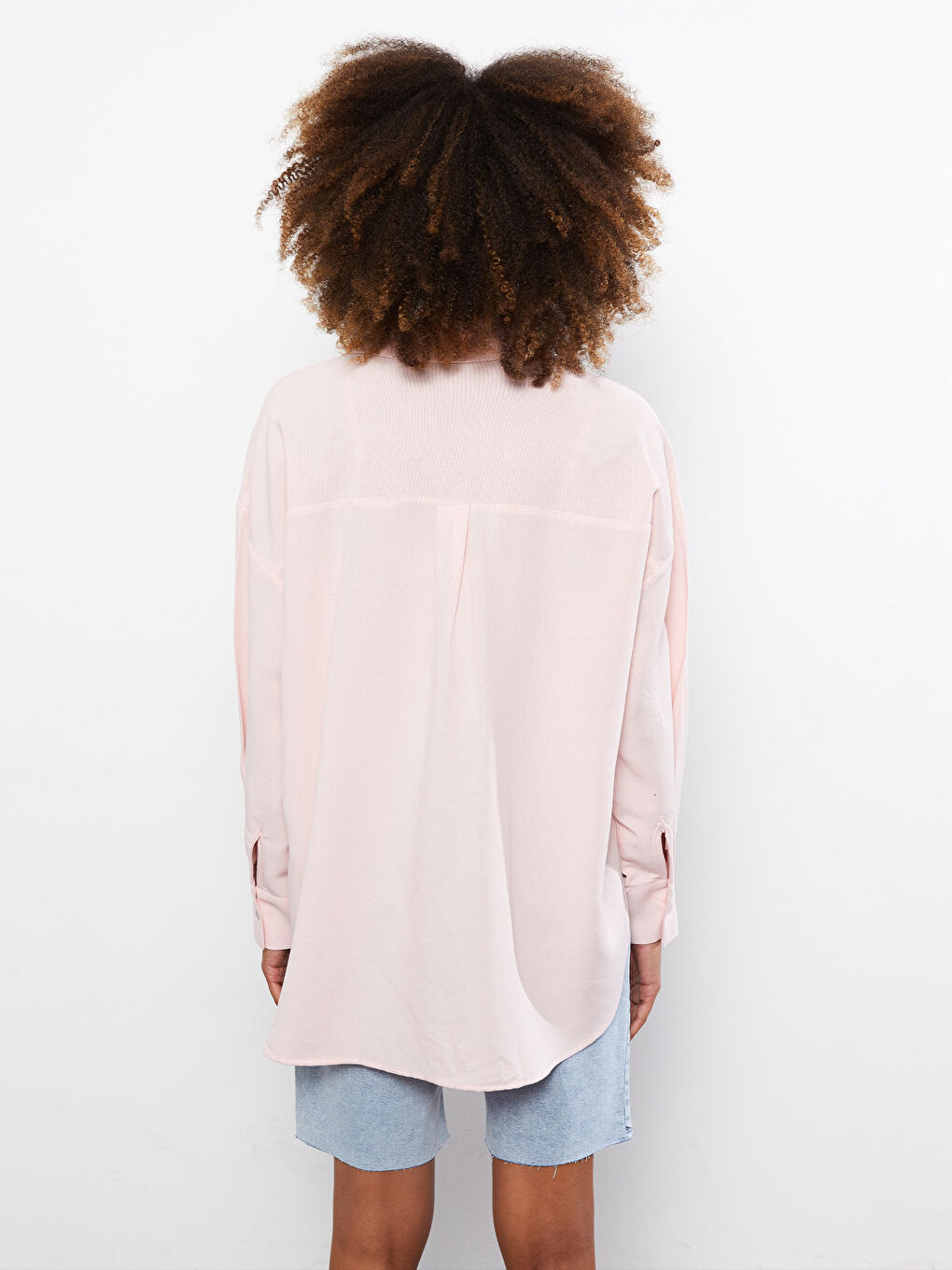 Cămașă cu nasturi Regular Mânecă lungă pentru Femei-4