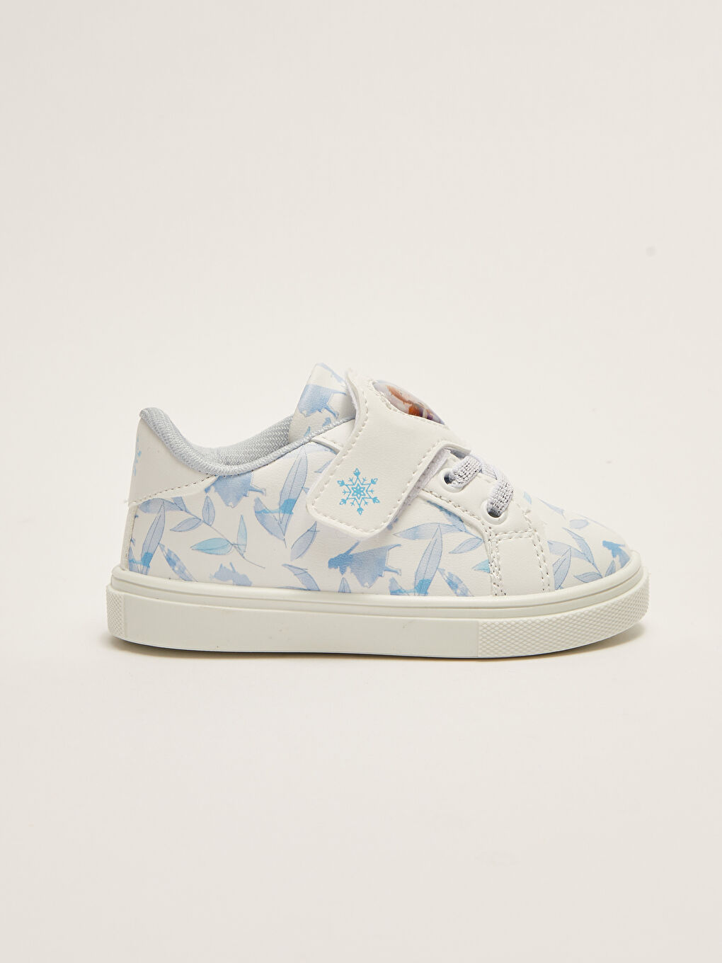 Beyaz Frozen Lisanslı Işıklı Kız Bebek Spor Ayakkabı-2