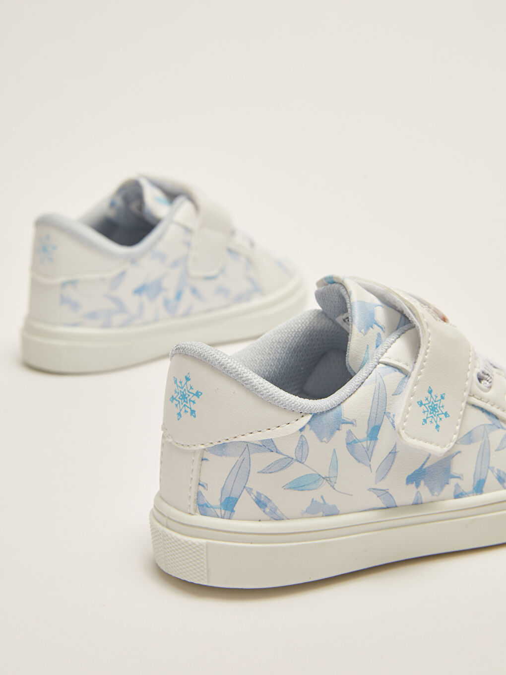 Beyaz Frozen Lisanslı Işıklı Kız Bebek Spor Ayakkabı-5