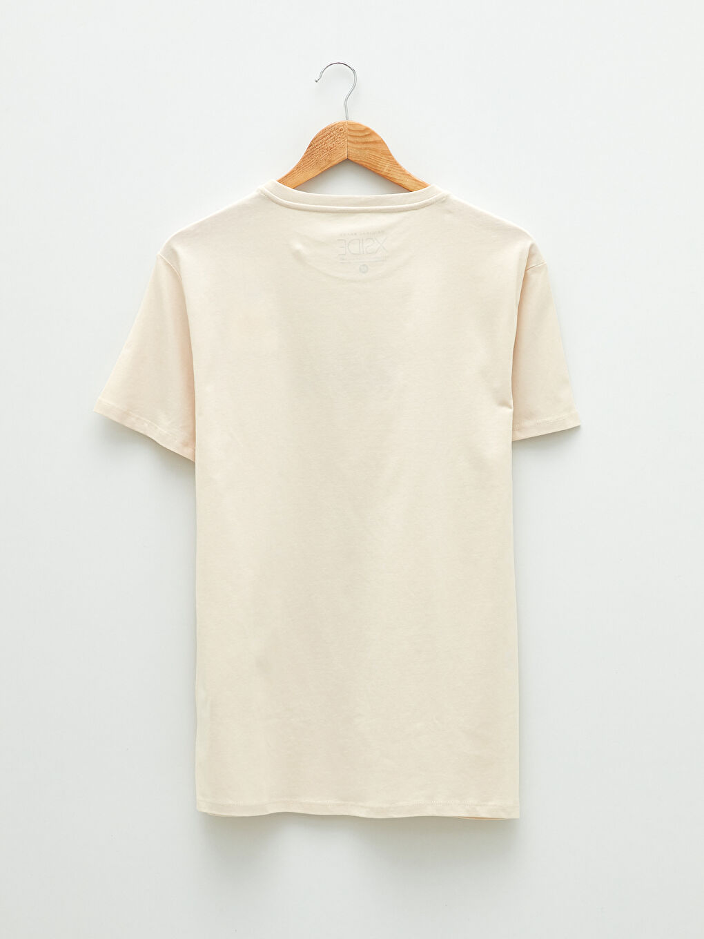 T-shirt pour hommes en coton peigné imprimé à manches courtes et col rond-5