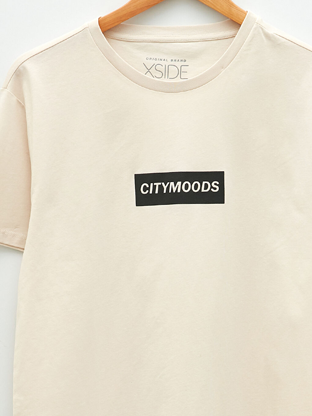 T-shirt pour hommes en coton peigné imprimé à manches courtes et col rond-6