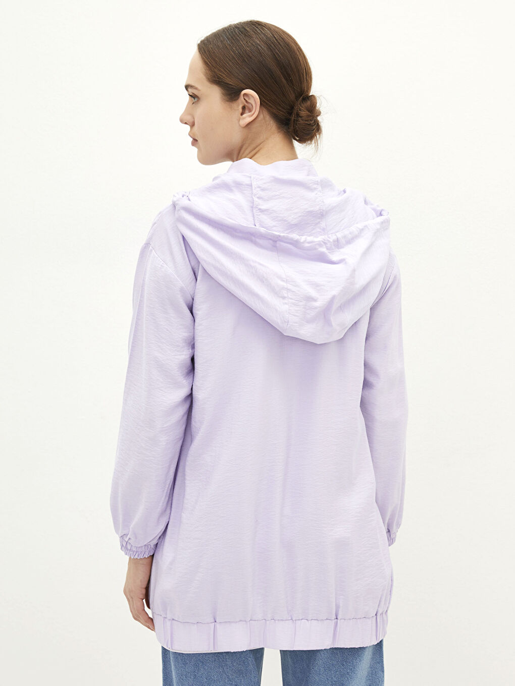 Women's Hooded Printed Long Sleeve Tunic-4