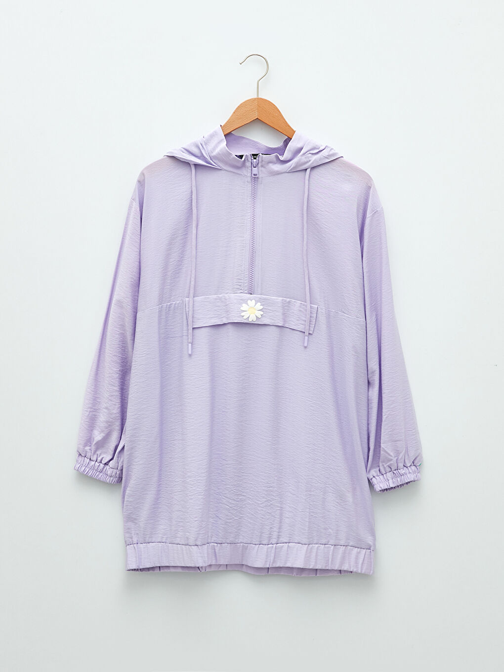 Women's Hooded Printed Long Sleeve Tunic-5