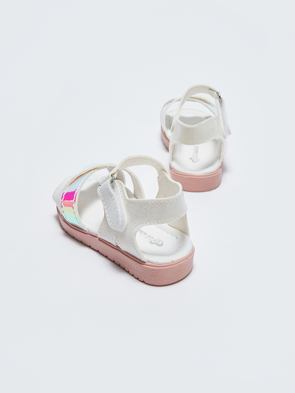 Hook And Loop Cross Band Baby Girl Sandals-3