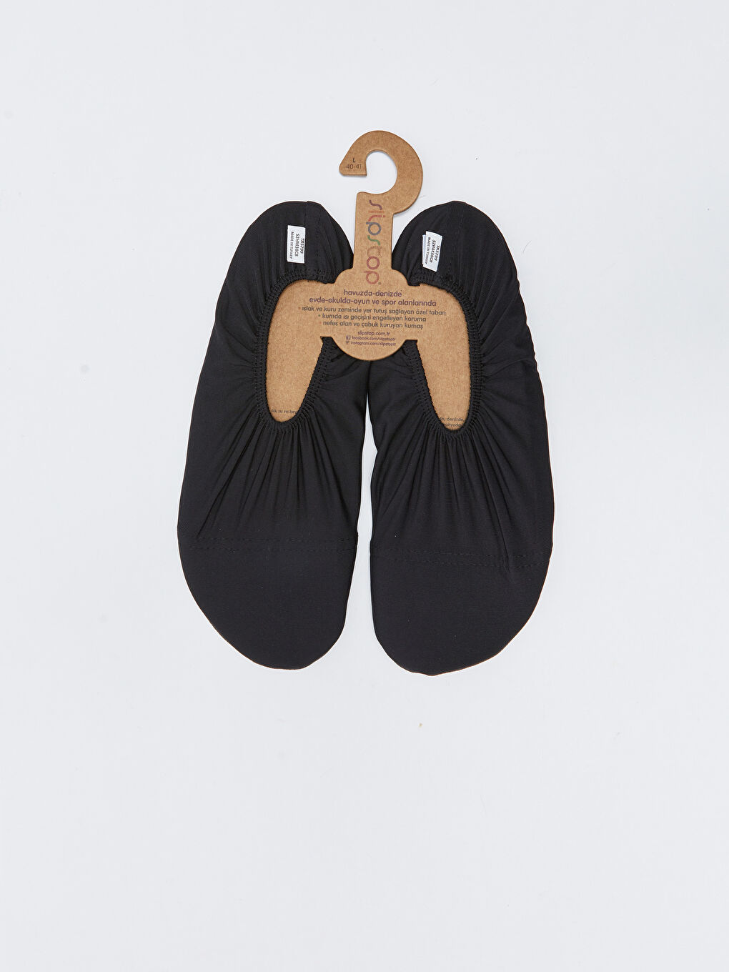 Siyah Düz Lastikli Erkek Deniz Ayakkabısı