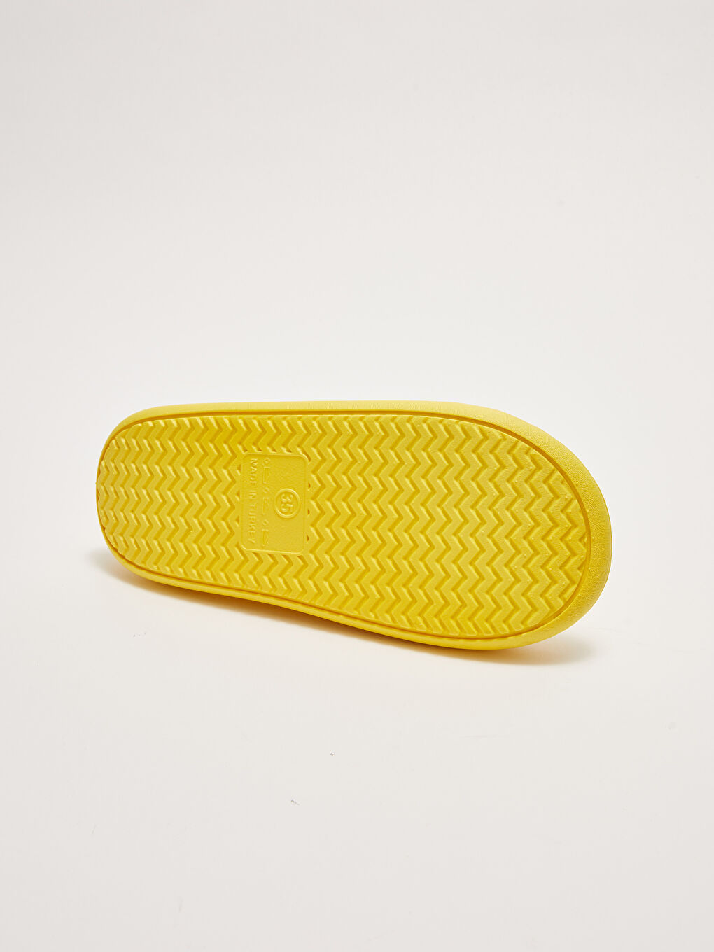 Sarı Tek Bantlı Cırt Cırtlı Erkek Çocuk Sandalet-3