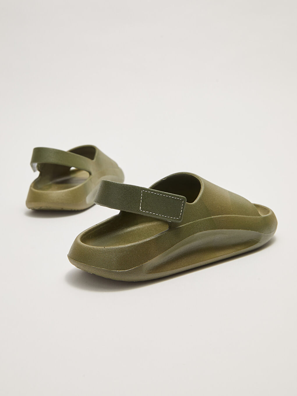 Сандалии для мальчиков с одной полосой и застежкой-липучкой-4