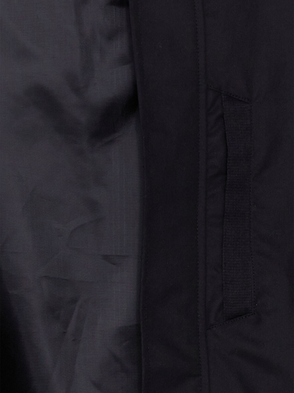 Siyah Standart Kalıp Kapüşonlu Erkek Yağmurluk-8