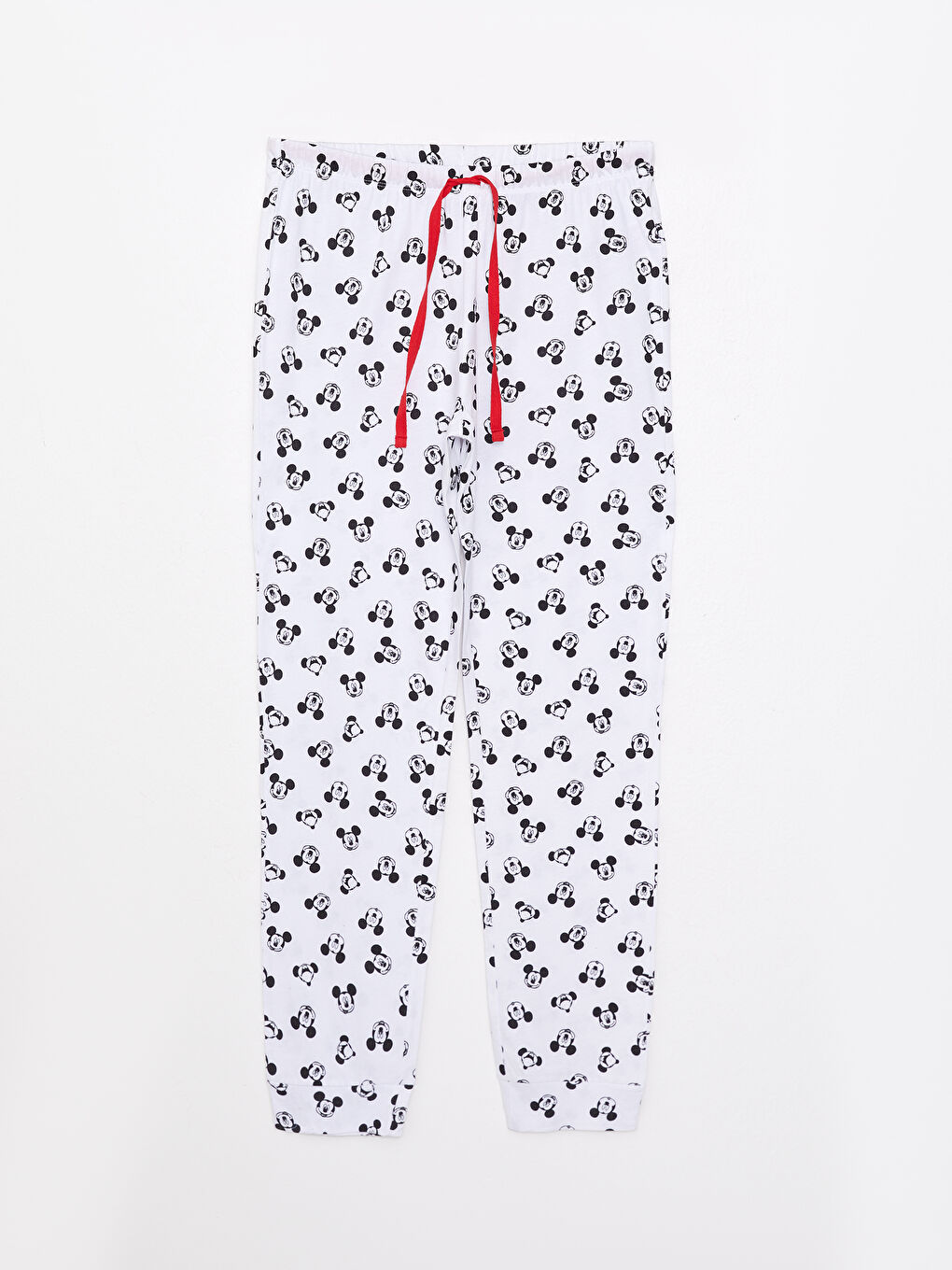 Crew Neck Mickey Mouse Printed Short Sleeve Women's Pyjamas Set -S2HM62Z8-LRA