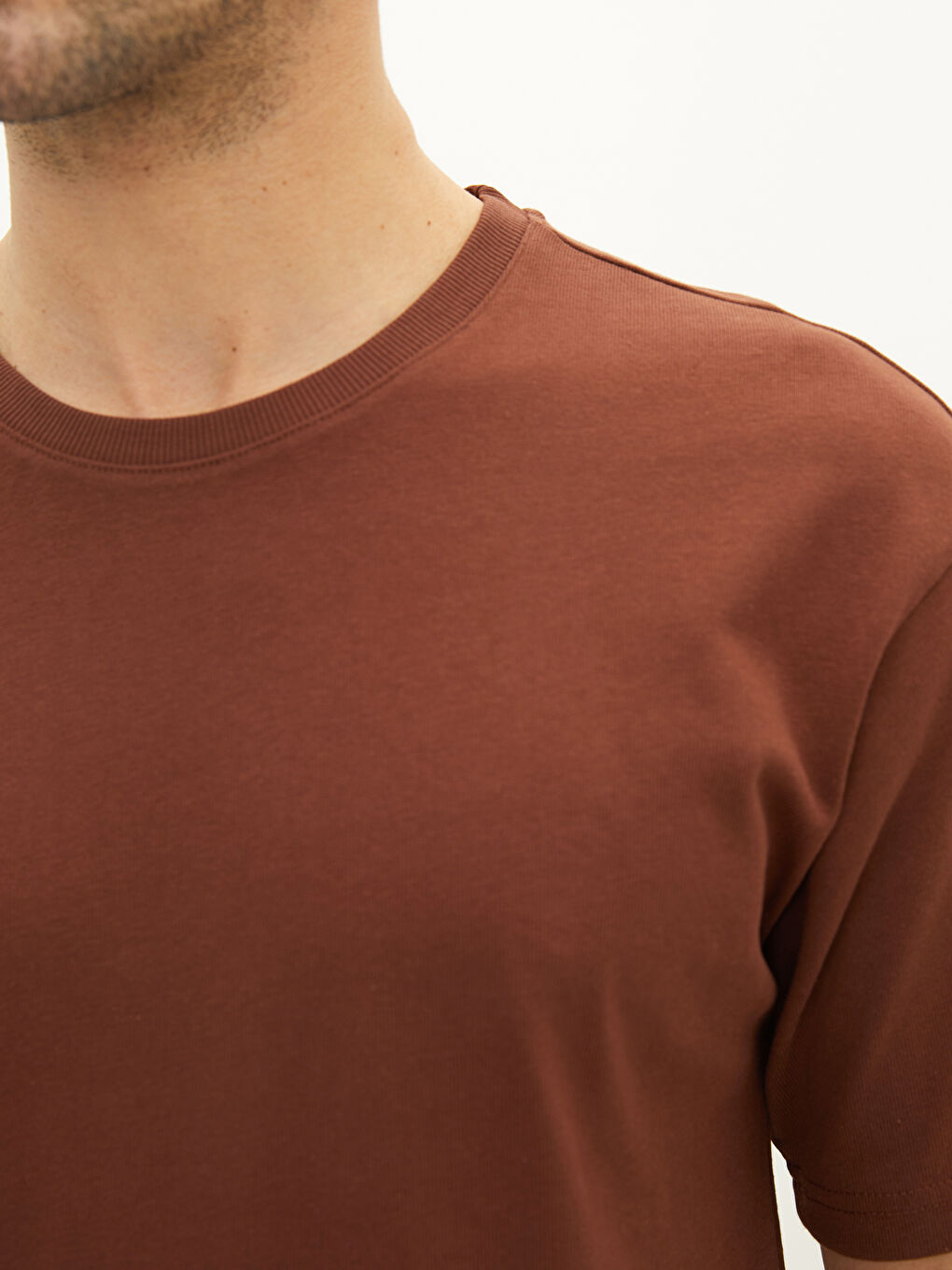 ოვერსაიზ მრგვალი საყელო მოკლე სახელო ჟერსი მამაკაცის მაისური-3