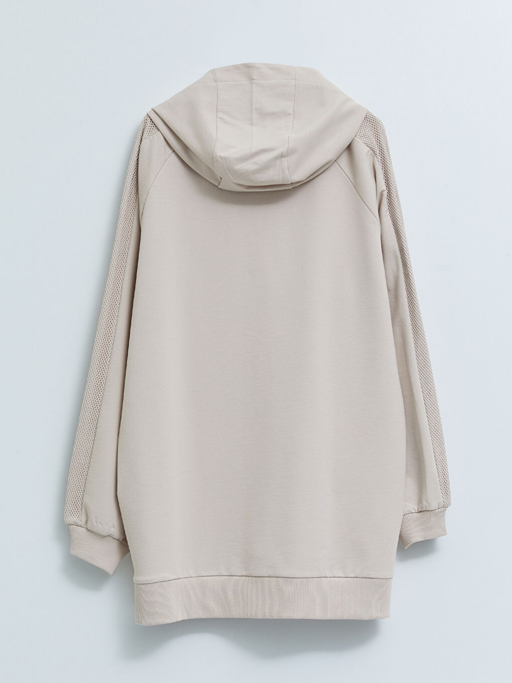 Hooded Regular Long Sleeve Women's Sweatshirt Tunic-5