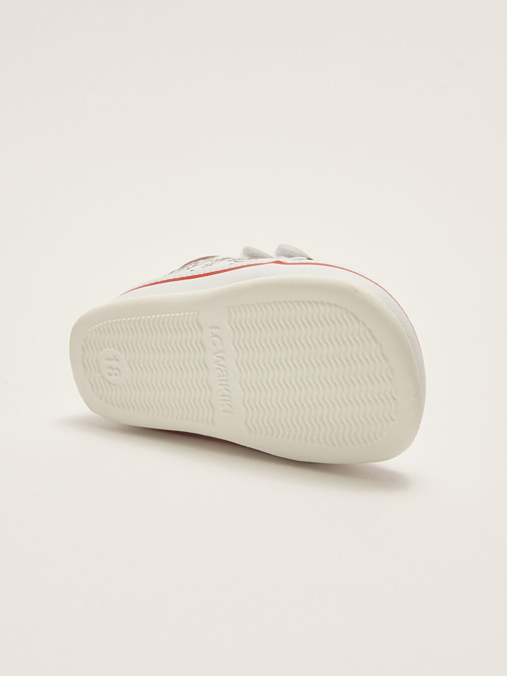 Beyaz Tom&Jerry Lisanslı Pamuk Astarlı Erkek Bebek Yürüme Öncesi Ev Ayakkabısı-3