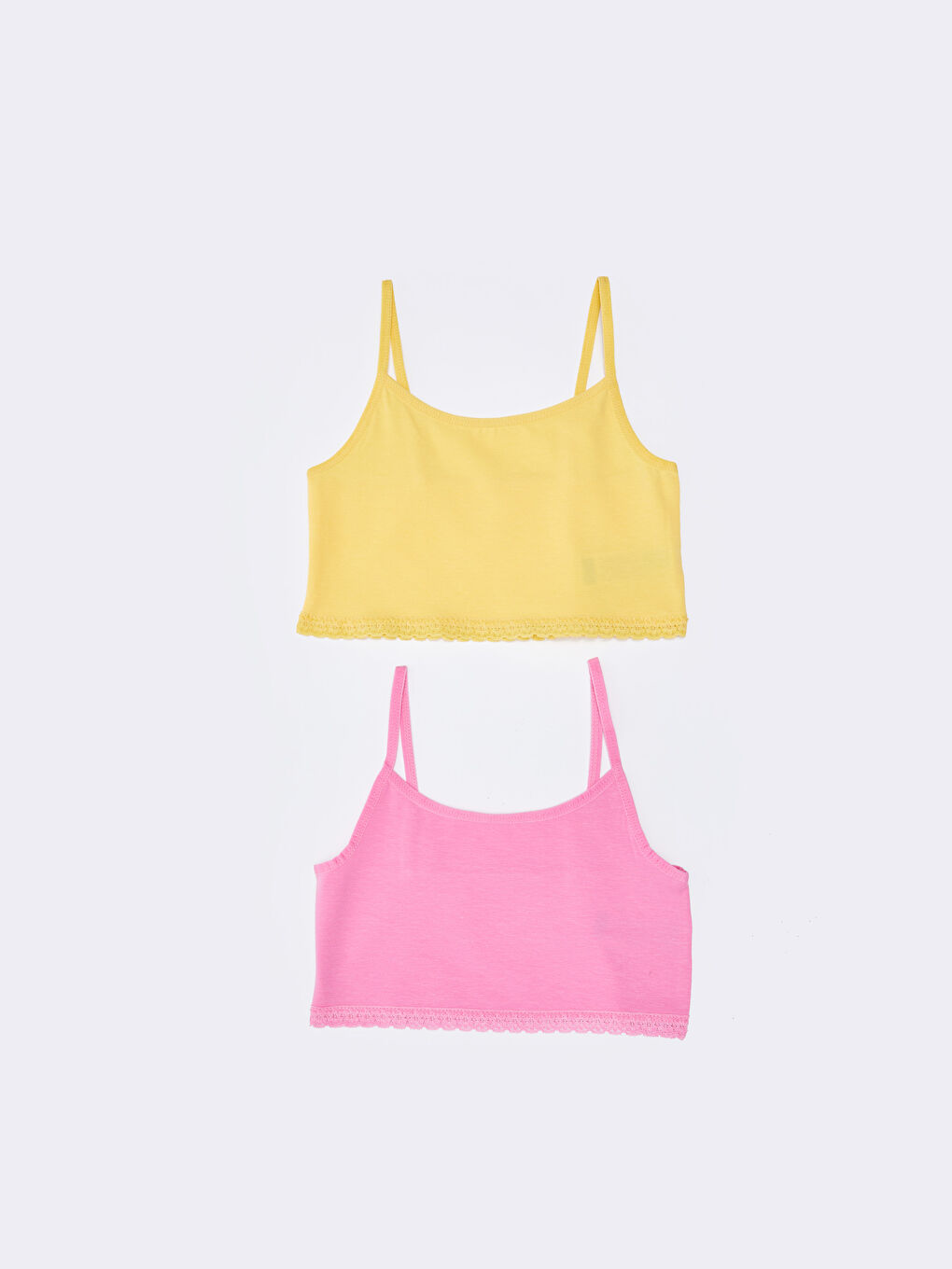 LCW Kids Sari Basic Askılı Kız Çocuk Büstiyer 2'li
