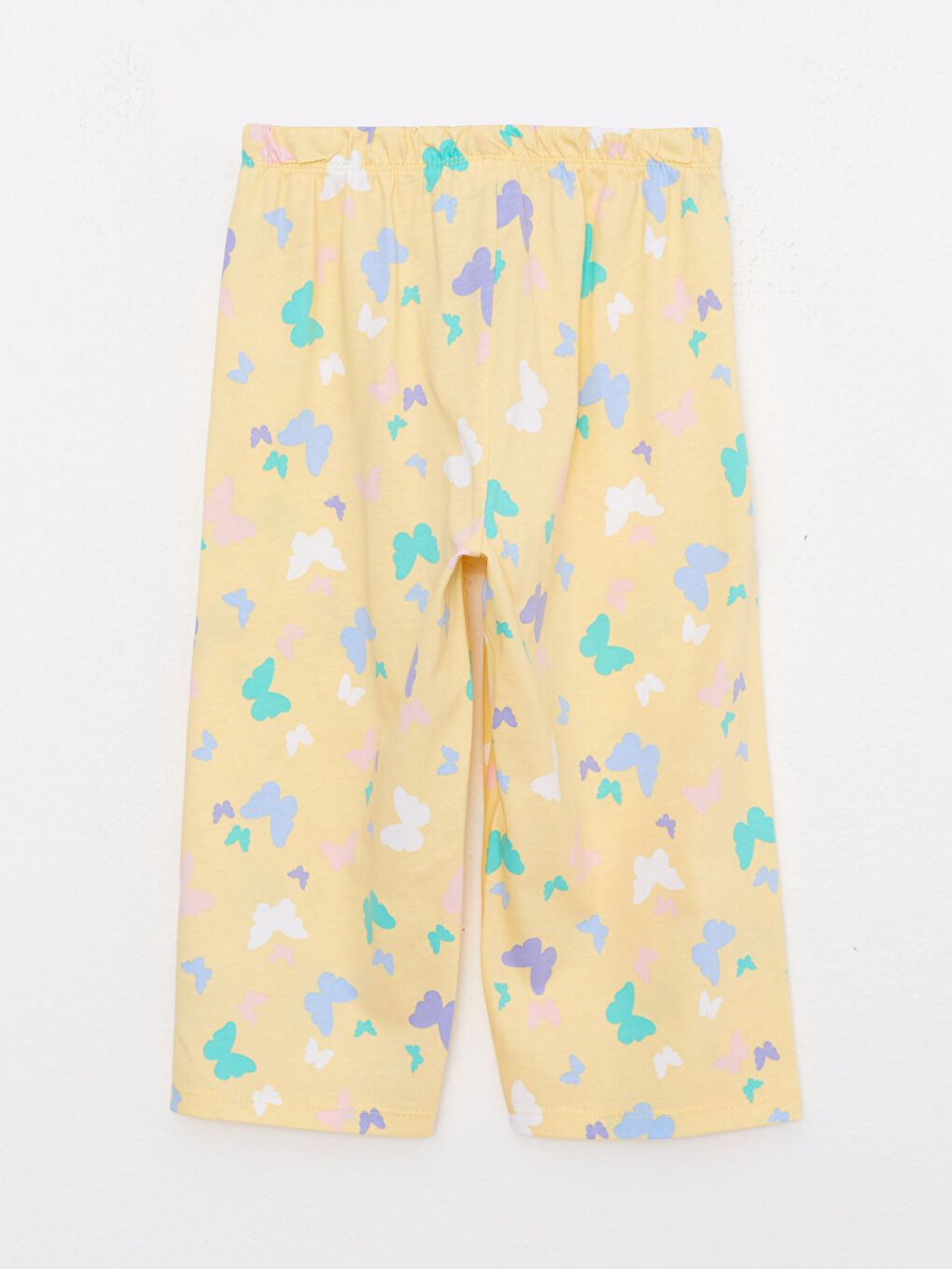 قيعان بيجامة بناتي قطن بخصر مطاطي عبوة من قطعتين-4