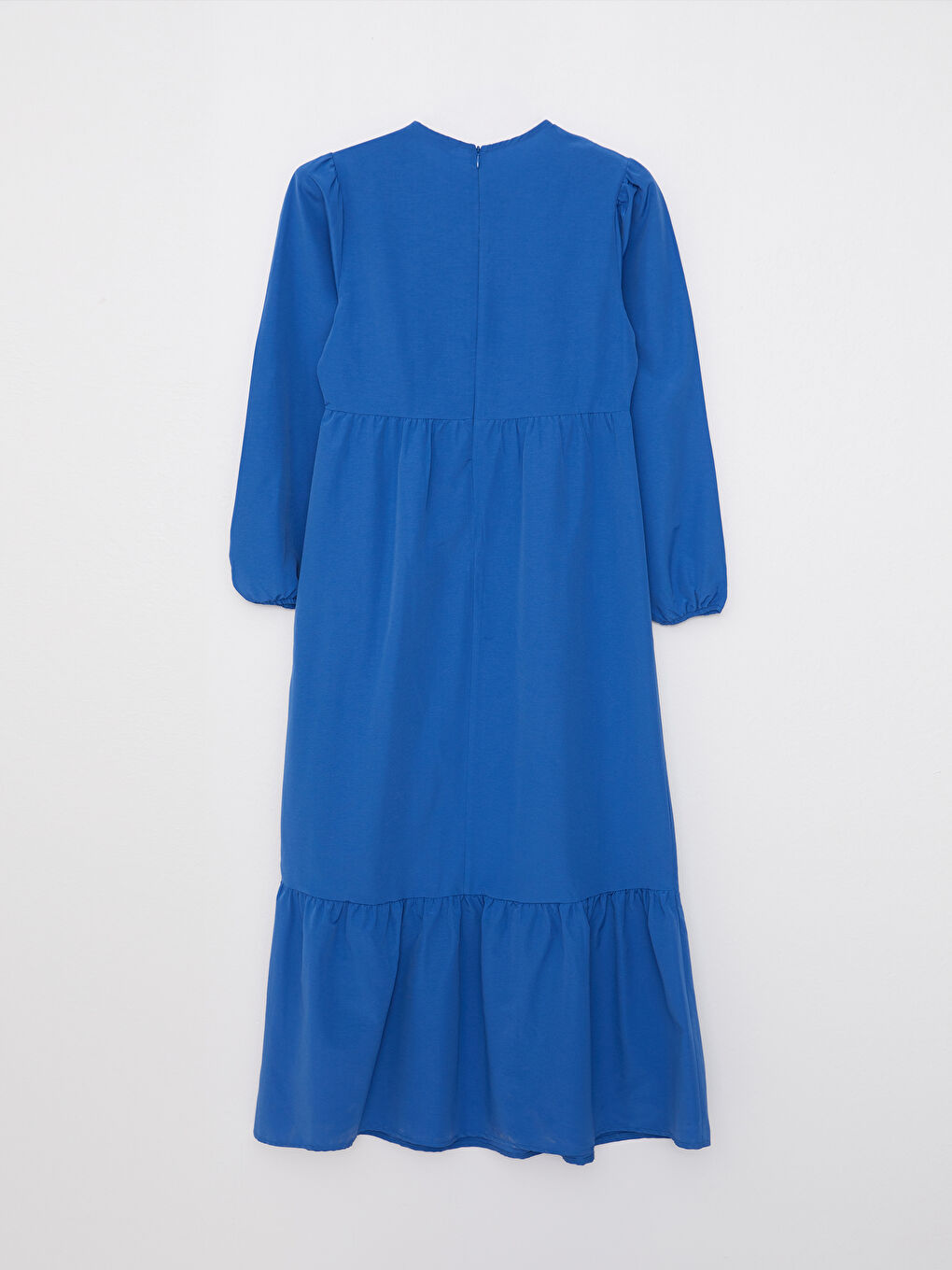 Crew Neck Plain Long Sleeve Women's Dress-6