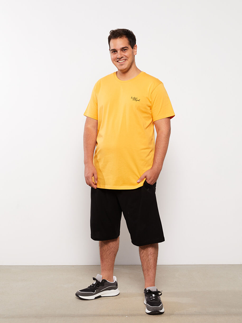 LCWAIKIKI Basic Standard Pattern Combed Cotton Men's Shorts -S2HP60Z8-CVL