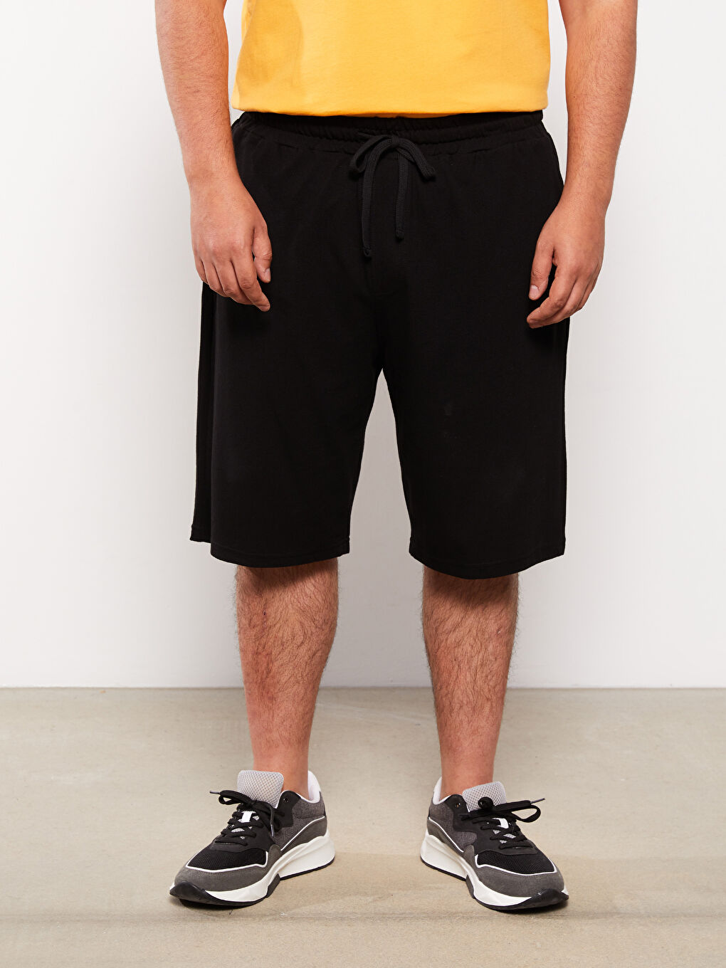 LCWAIKIKI Basic Standard Pattern Combed Cotton Men's Shorts -S2HP60Z8-CVL