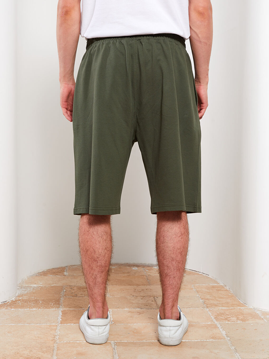 Standard Pattern Combed Cotton Men's Shorts-3