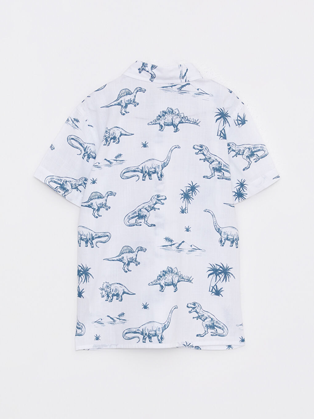 Chemise en Popeline à Manches Courtes pour Garçons à Motifs-1