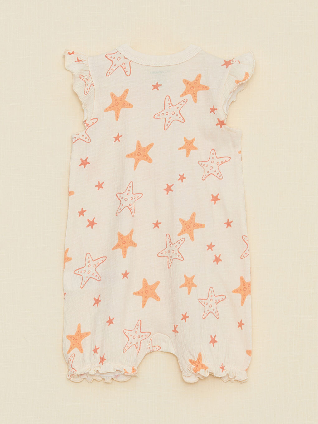 LCW baby Combinaison Imprimée pour Bébés Filles à Manches Courtes et Col Rond -S2HQ05Z1-LRB