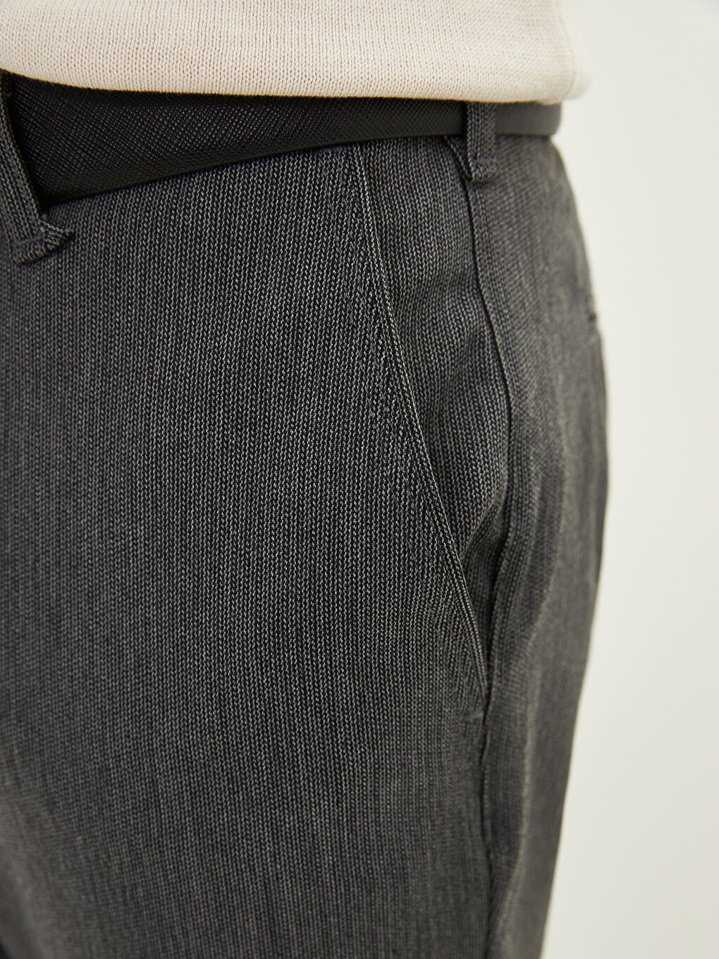 Gri Slim Fit Erkek Pantolon-2