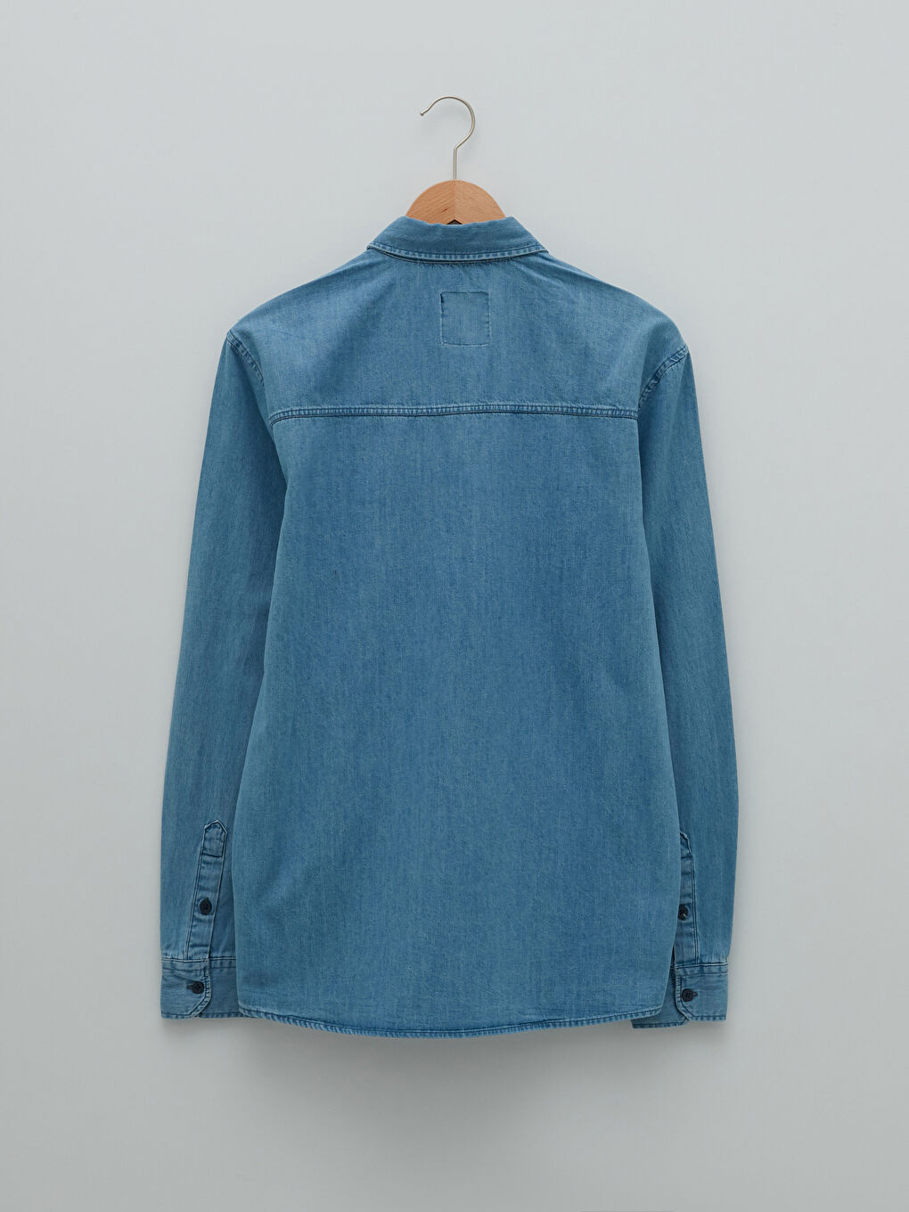 Muška teksas košulja standardnog kroja sa dugim rukavima-8