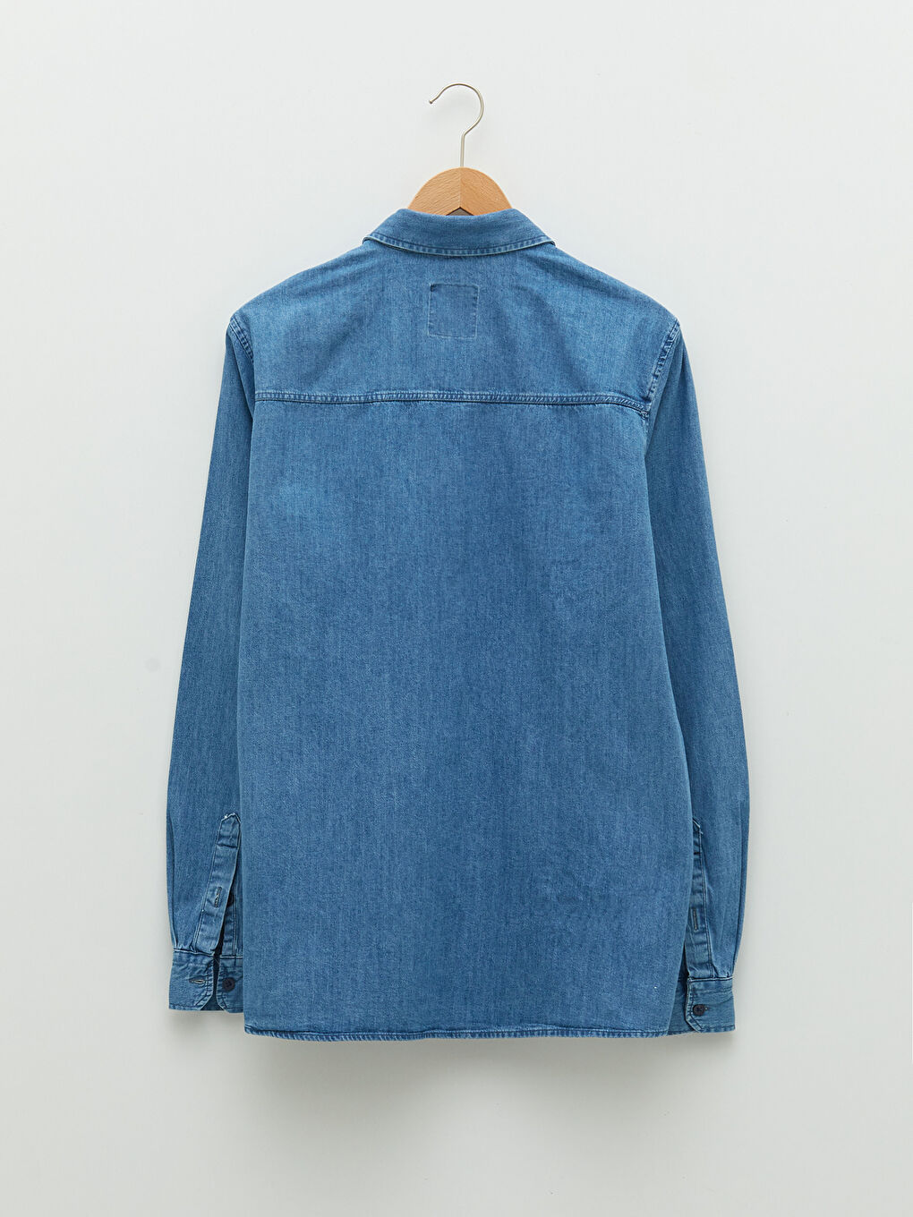 Muška teksas košulja standardnog kroja sa dugim rukavima-7