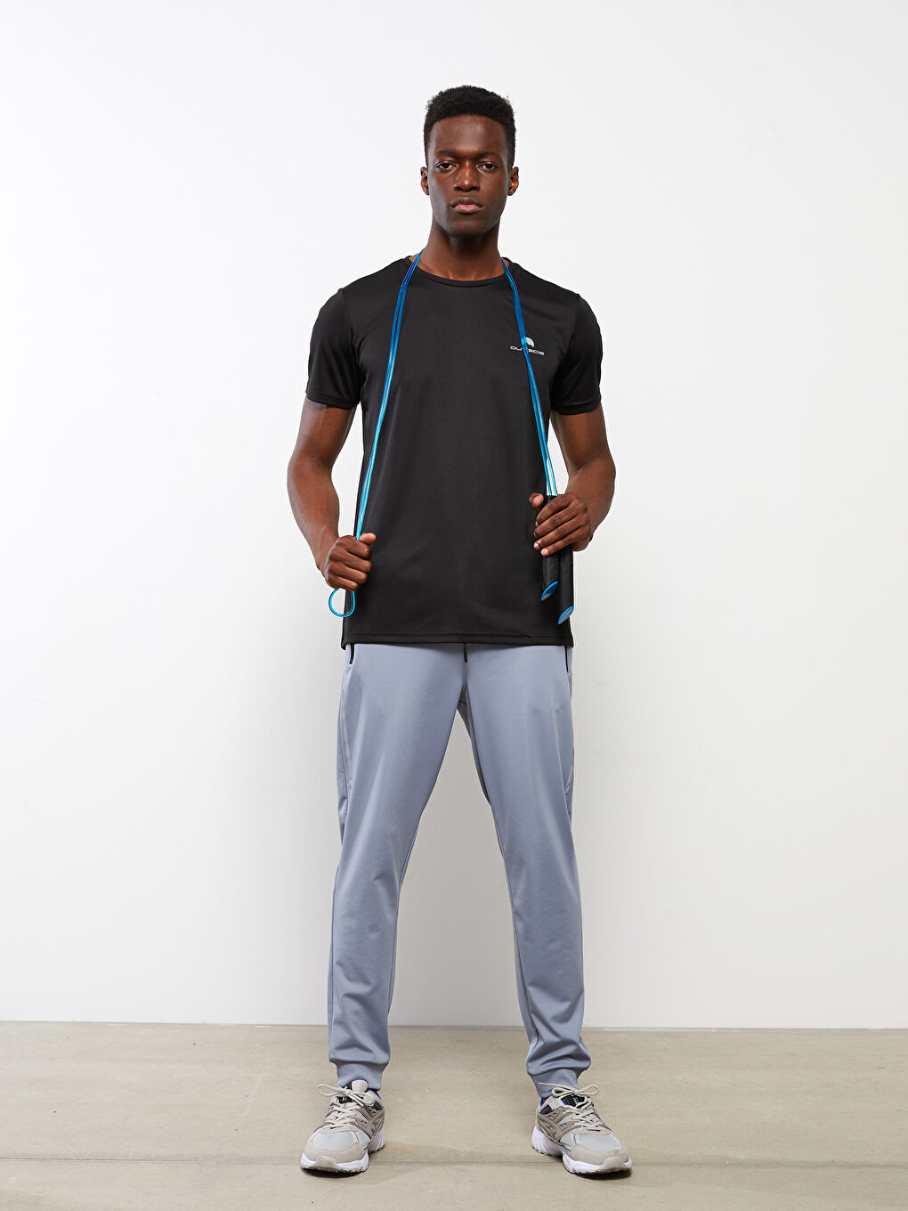 Mavi Standart Kalıp Erkek Eşofman Altı-1