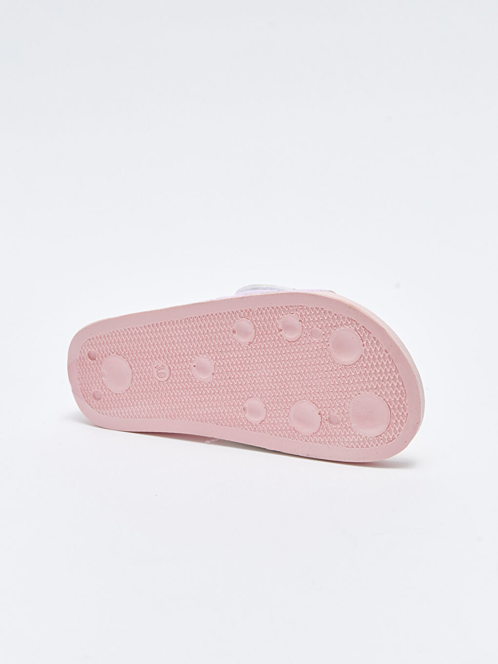 Beyaz Baskılı Tek Bantlı Kız Çocuk Terlik-3