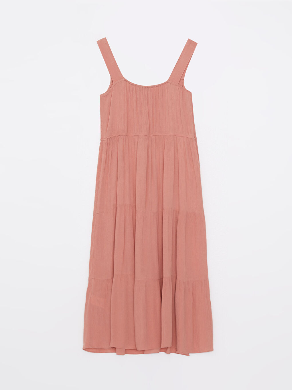 Robe pour Femmes en Viscose à Col Carré Sans Manches Forme A-Line-9