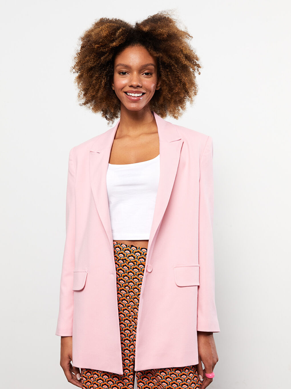 LCW Limited Geknöpfte Reguläre Langarm Damen Blazerjacke -S2HQ86Z8-S57