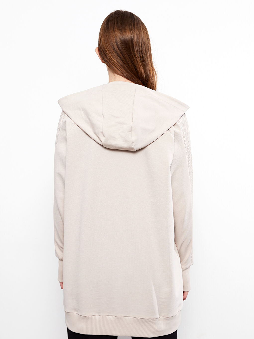 LC Waikiki Hooded Plain Long Sleeve Women's Sports Cardigan -S2HR50Z8-DF7
