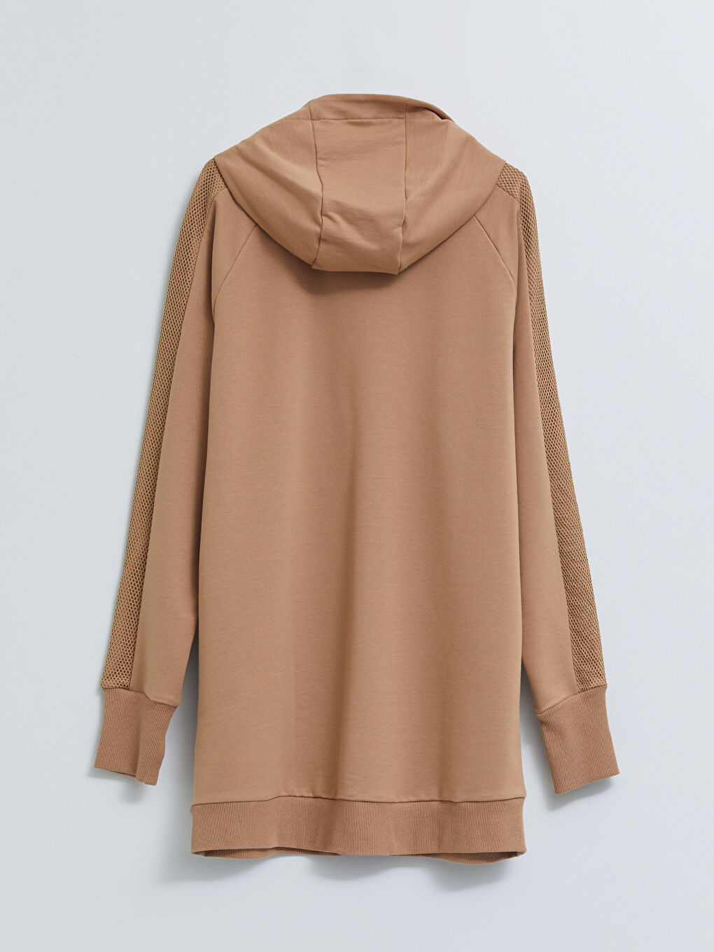 كارديجان رياضي سادة كم طويل بكابوش للسيدات-6