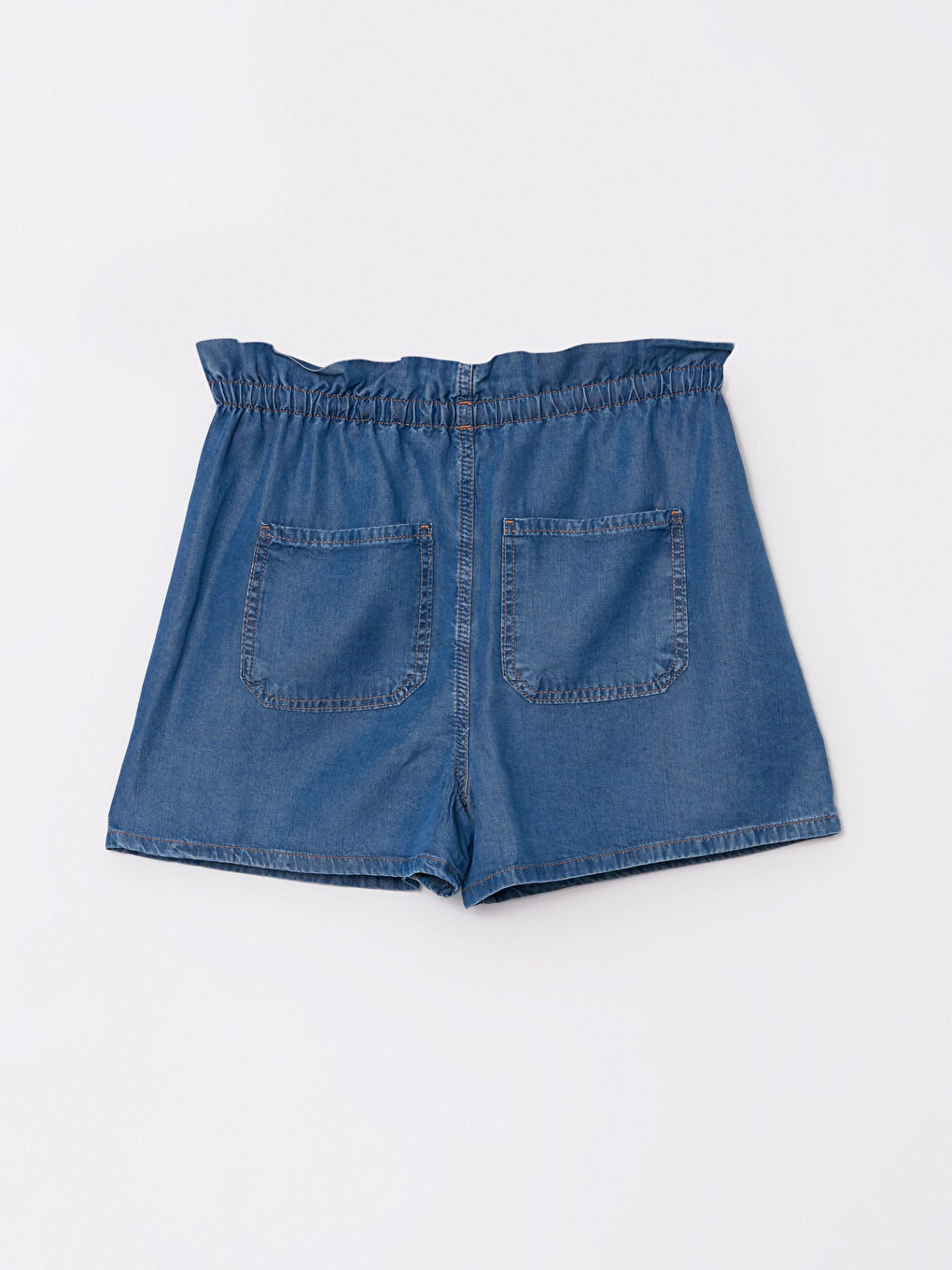 Women's Straight Elastic Waist Jean Shorts -S2HR55Z8-507