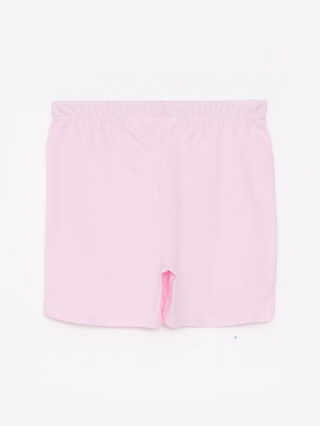 Crew Neck Lilo & Stitch Printed Short Sleeve Cotton Women's Pajamas Set-9