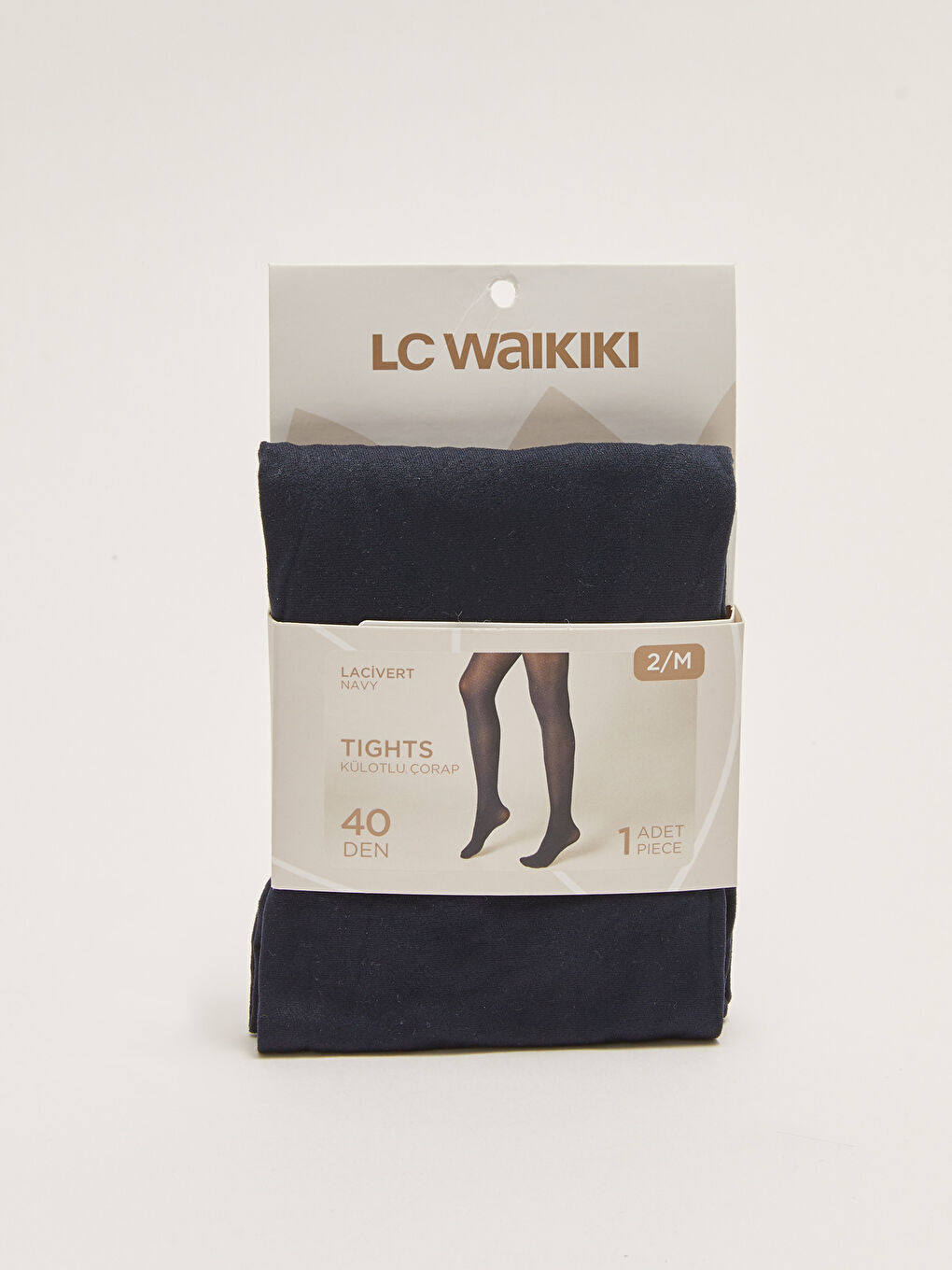 Lacivert 40 Denye Düz Opak Mat Kadın Külotlu Çorap