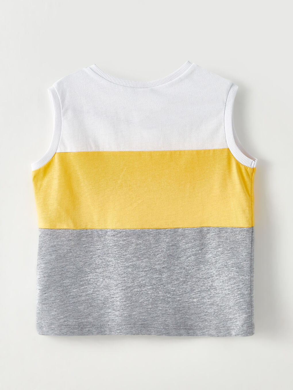 Débardeur Bébé Garçon Bloc de Couleurs Col Rond-1