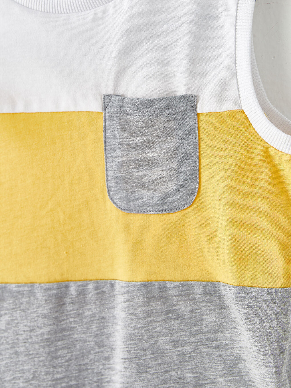 Débardeur Bébé Garçon Bloc de Couleurs Col Rond-2