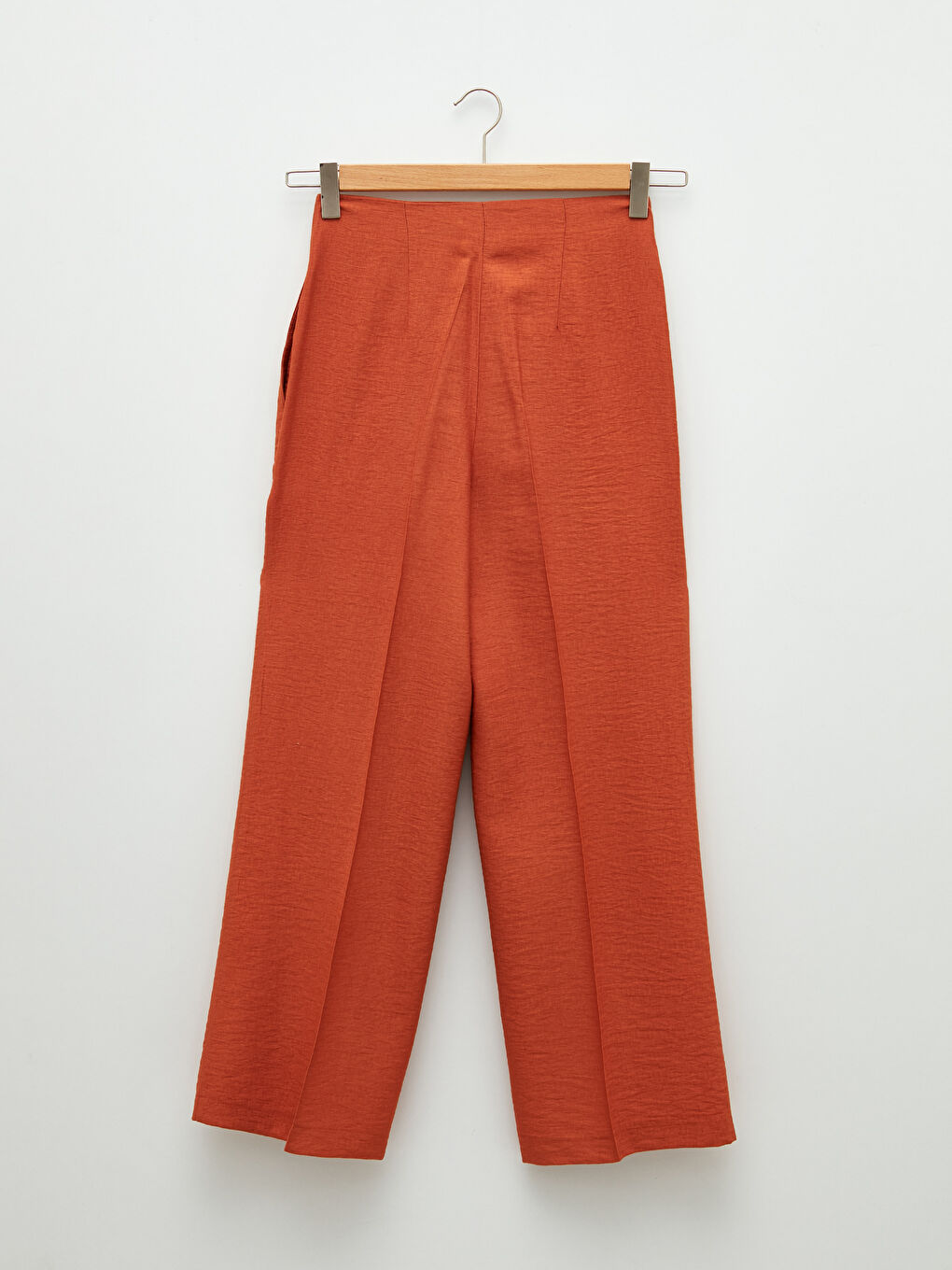 Pantalon Régulier Coupe Ample Taille Haute pour Femmes-6