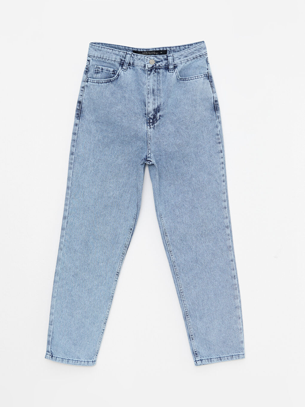 LCW Modest Standart Fit Düz Cep Detaylı Kadın Rodeo Jean Pantolon -S2HS48Z8-H45