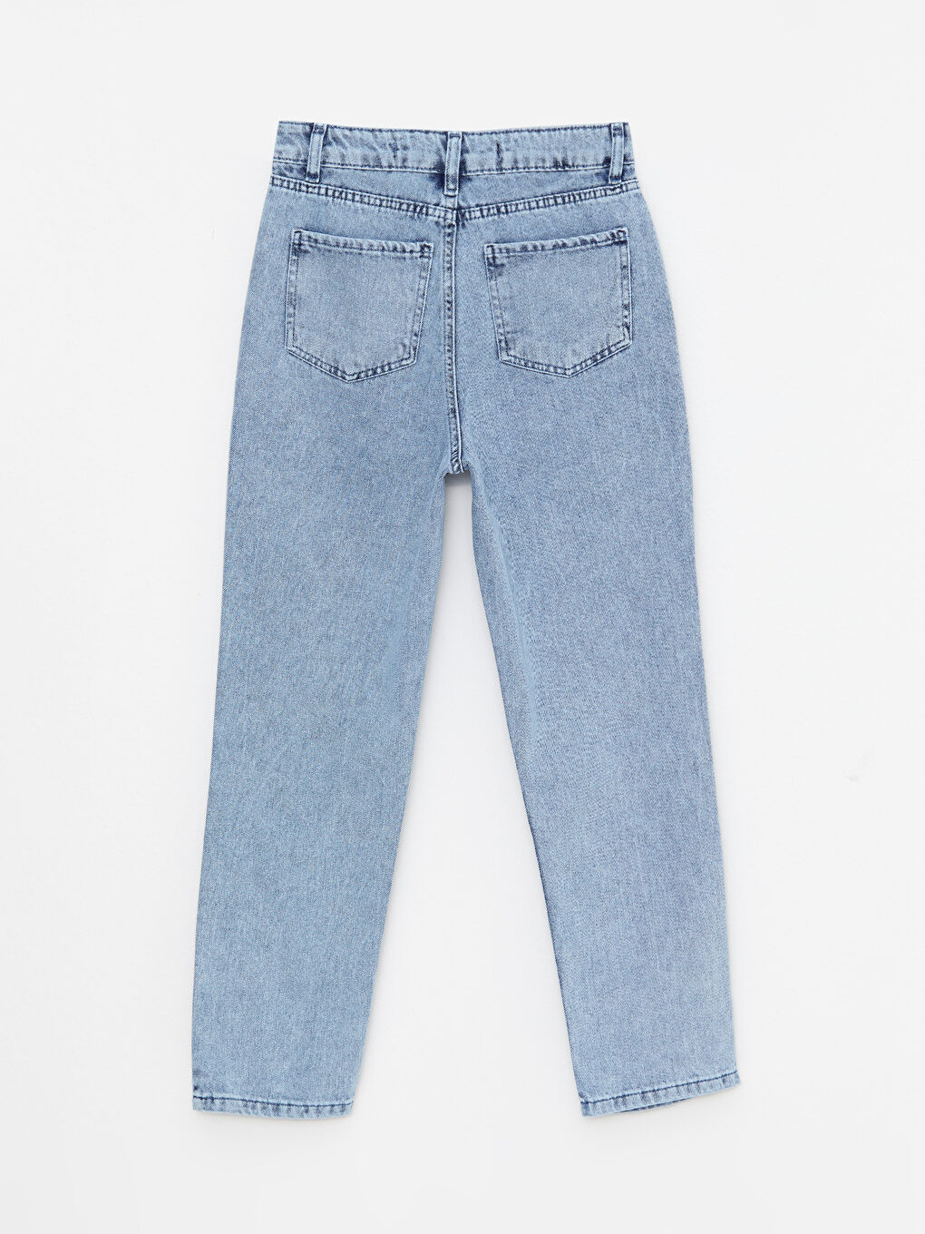 LCW Modest Standart Fit Düz Cep Detaylı Kadın Rodeo Jean Pantolon -S2HS48Z8-H45