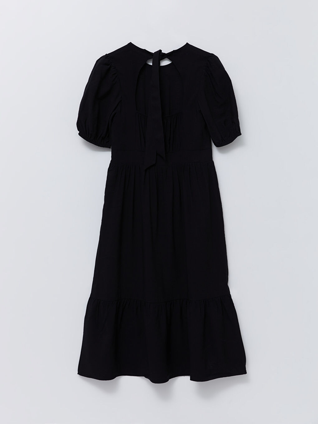 LCW Vision Rundhalsausschnitt Schlicht Kurzarm Kleid für Damen -S2HS59Z8-CVL