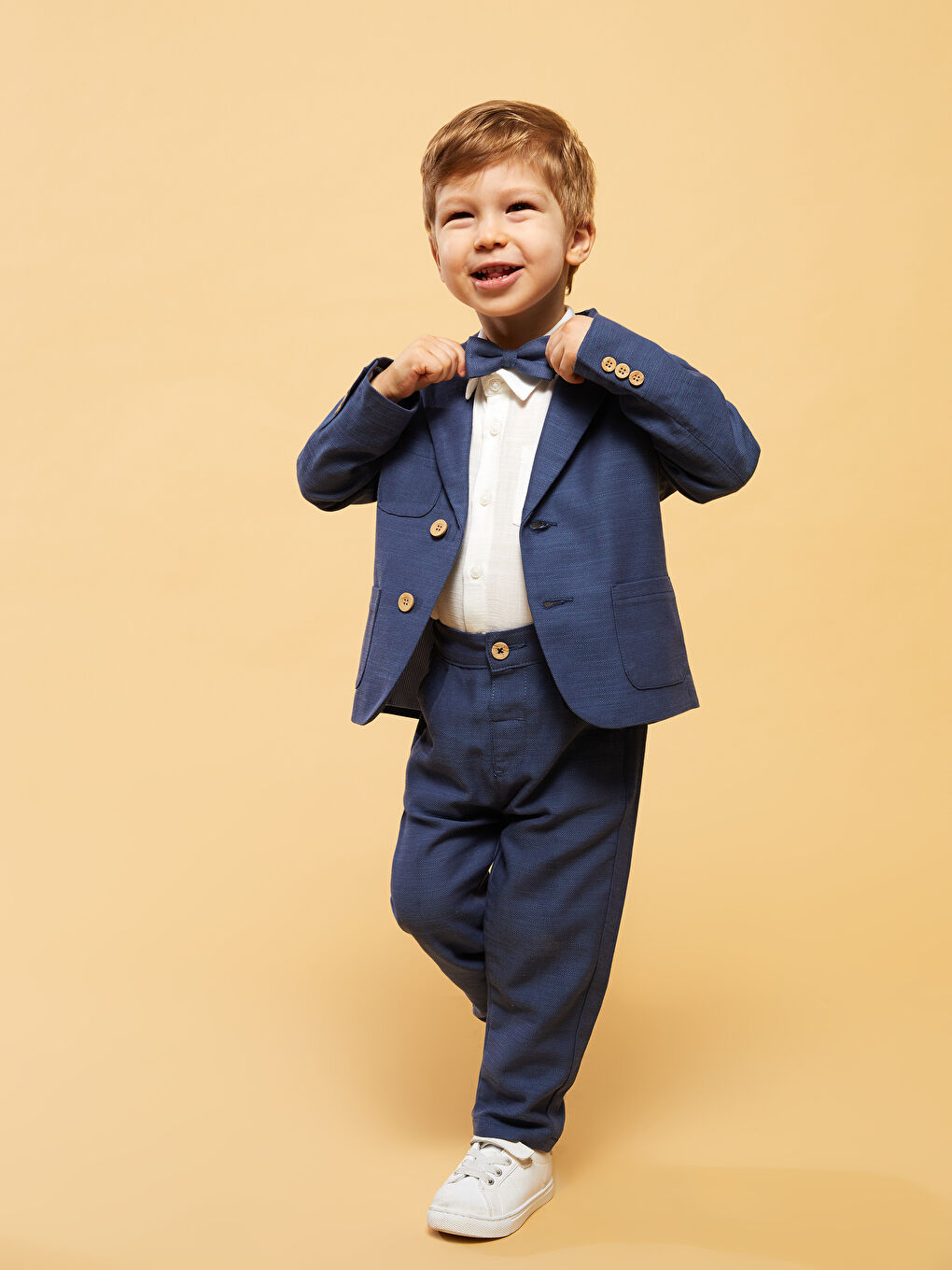 Mavi Basic Erkek Bebek Takım Elbise 4'lü