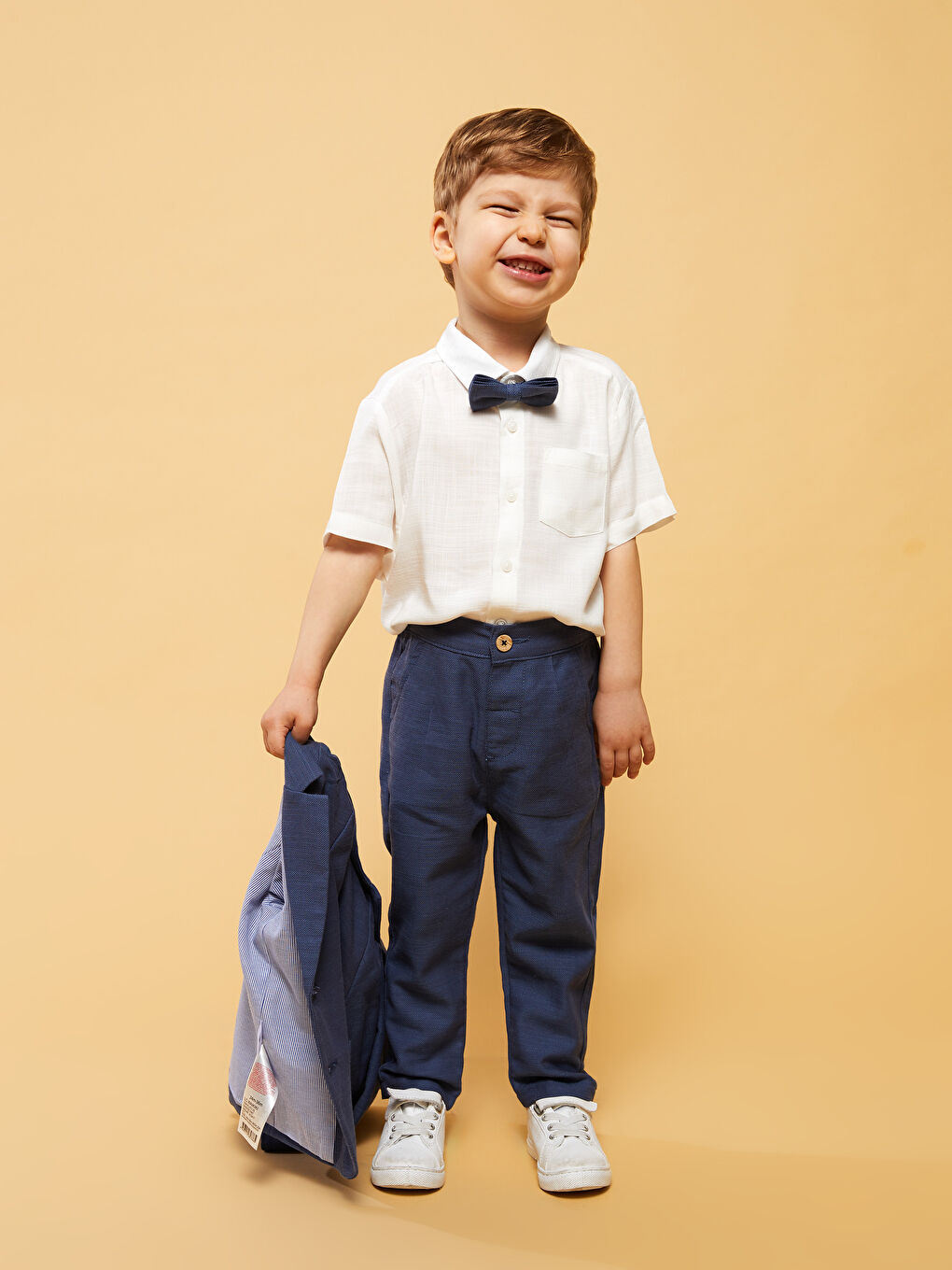 Mavi Basic Erkek Bebek Takım Elbise 4'lü-3