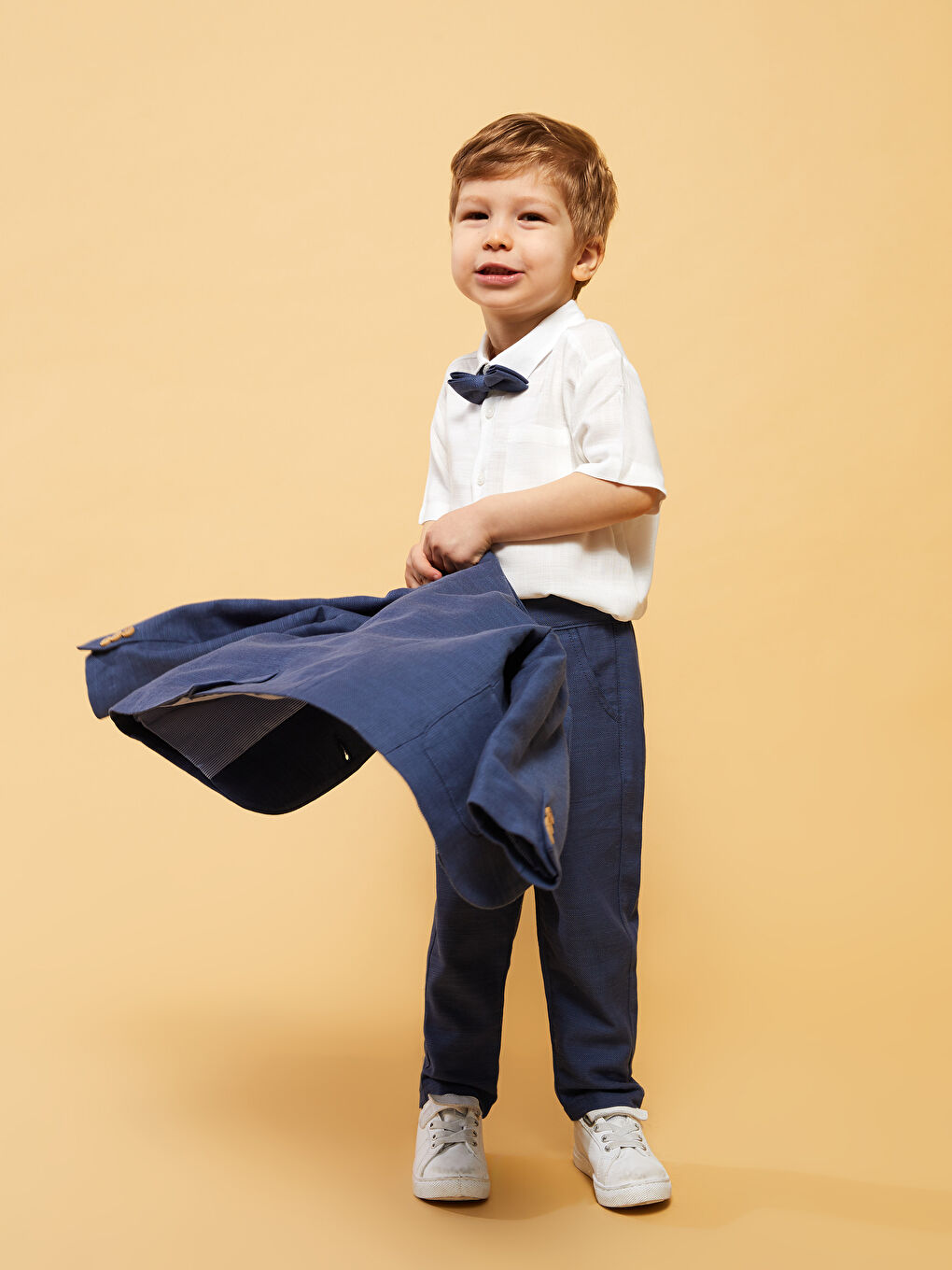 Mavi Basic Erkek Bebek Takım Elbise 4'lü-4