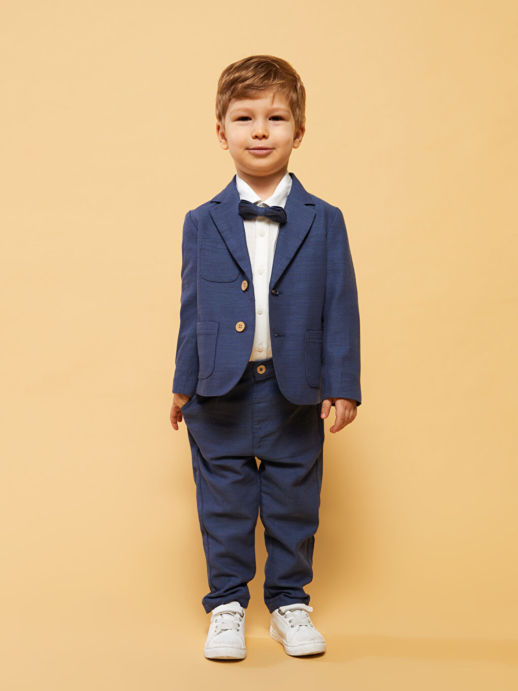 Mavi Basic Erkek Bebek Takım Elbise 4'lü-1